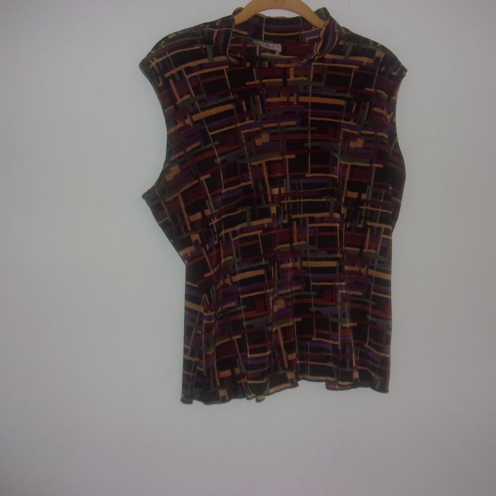 Crinkle Stretch Sleeveless Top